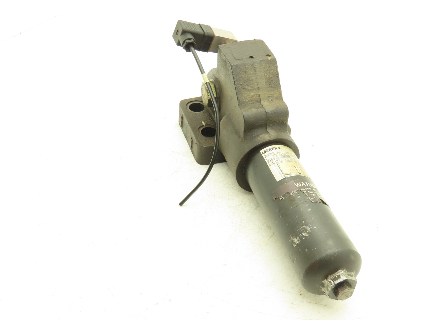 Hycon S6101S6UH1B2V05 Hydraulic Filter 6000psi 4-Bolt SAE w/Indicator