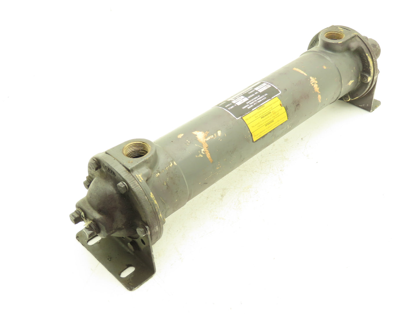 Thermal Transfer B-702-85440 Brass Shell & Tube Heat Exchanger 2-Pass 3/4x1"npt