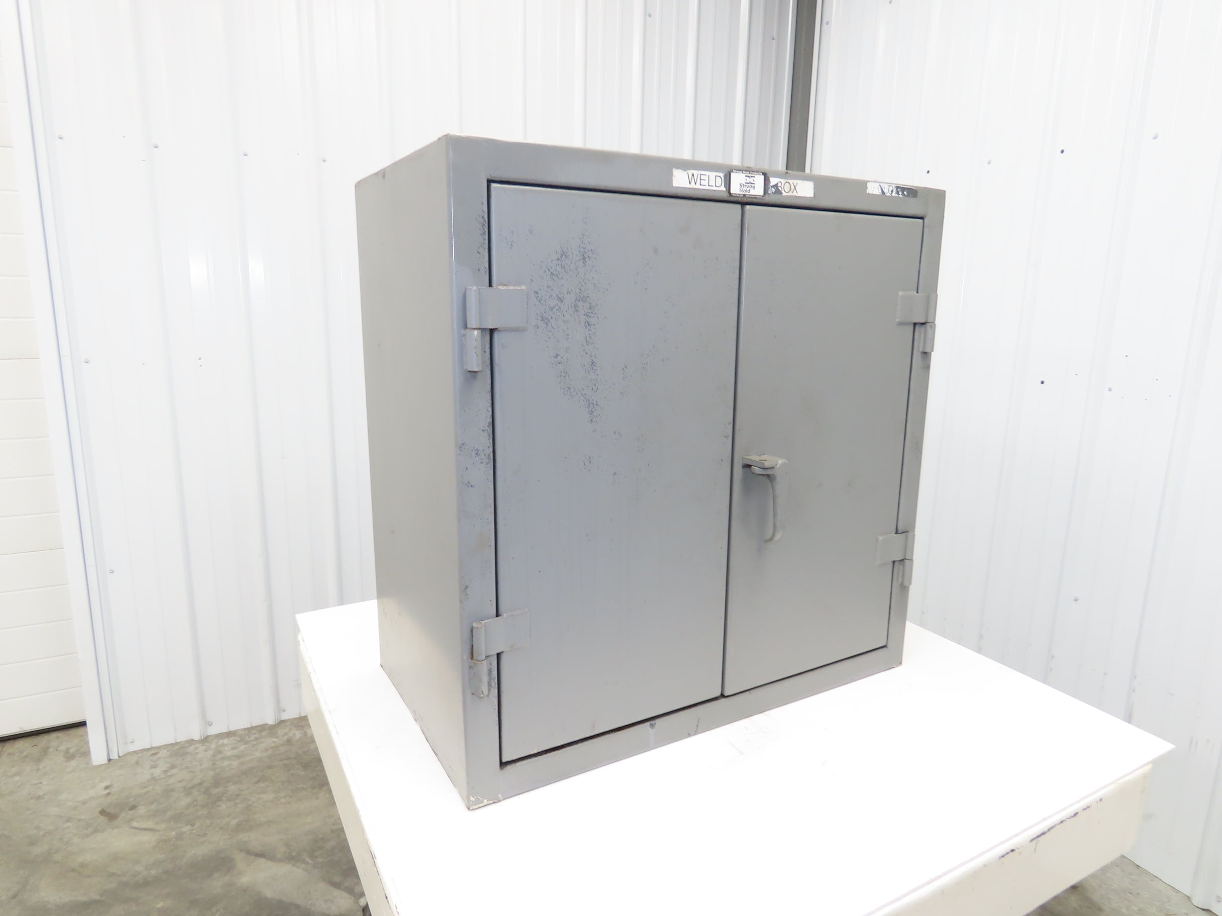 Strong Hold Extreme Duty 12 GA Counter-Height Cabinet 2 Shelf 36x20x36 ...