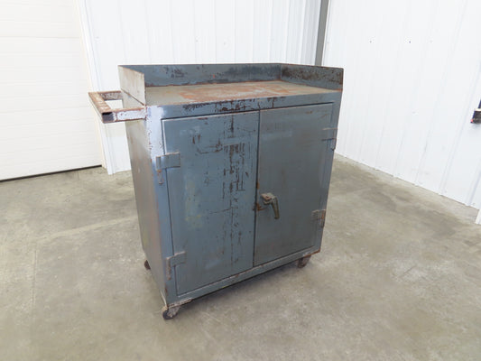 Strong Hold 12 GA Counter-Height Cabinet 2 Shelf 36x20x36" Tool Cart