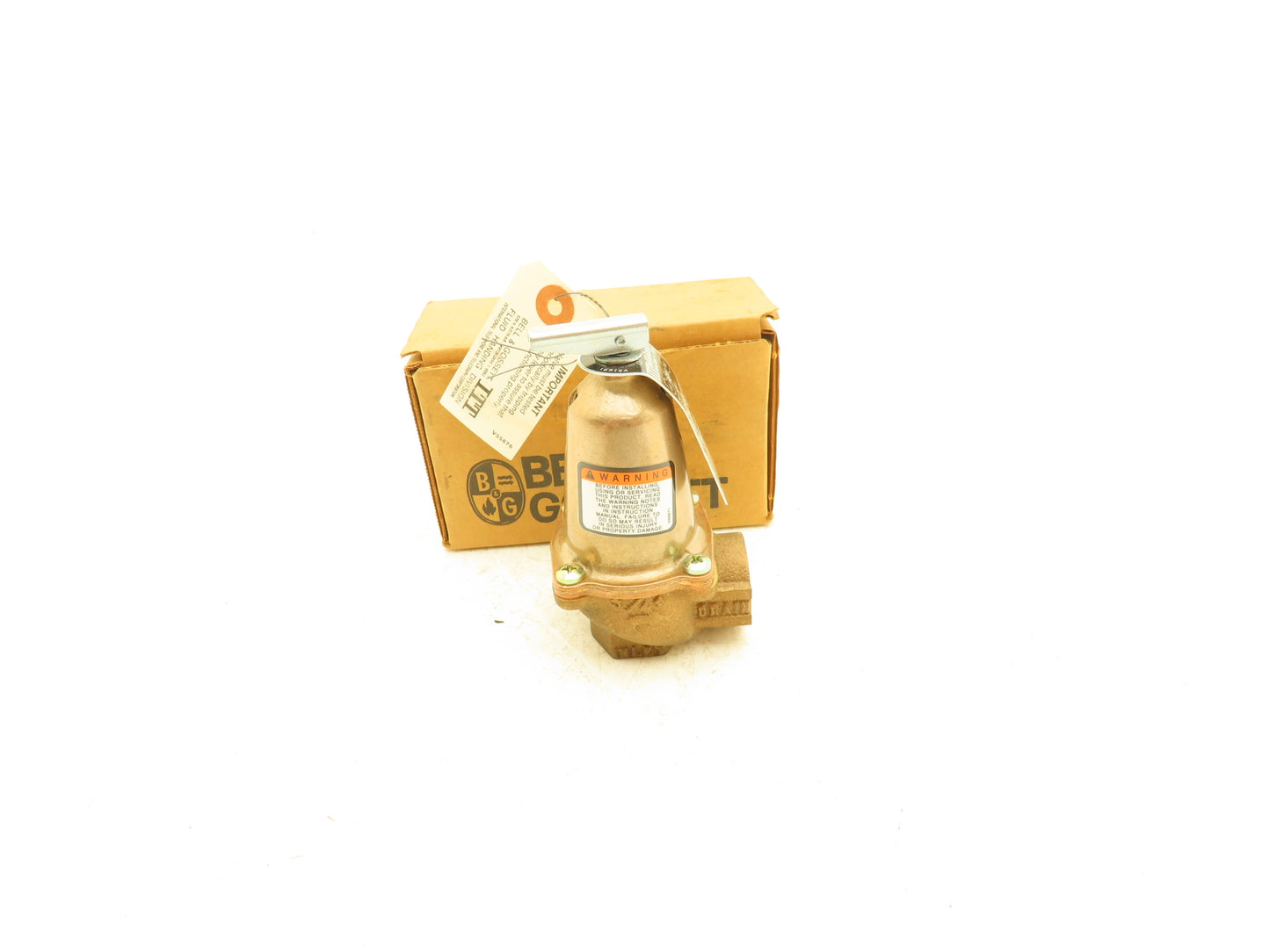 Bell & Gossett 790-30 ASME Safety Pressure Relief Valve 3/4"NPT 30 PSIG Bronze