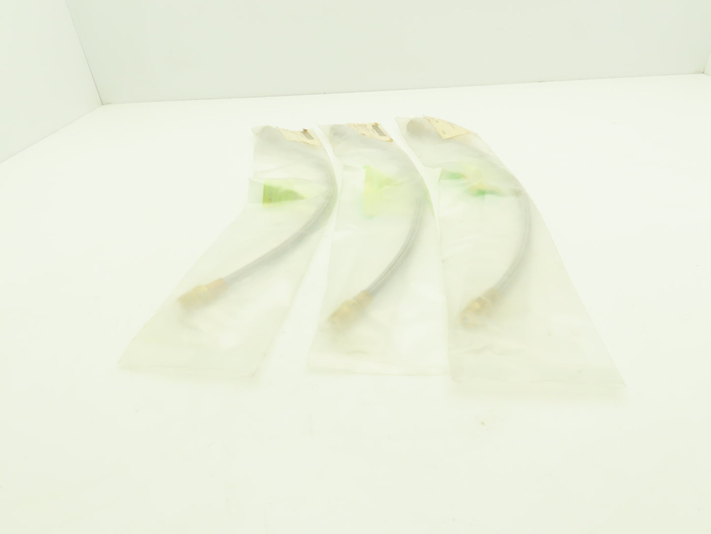 E-305MF 1/4"x 18" Stainless Steel Braided Flex Hose Male/Female NPT Lot of 3