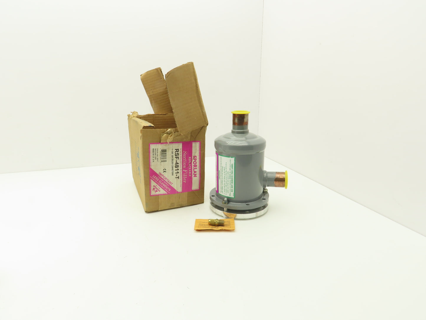 Sporlan RSF-4811-T Suction Line Filter Drier 1-3/8" ODF Solder Sweat 800510