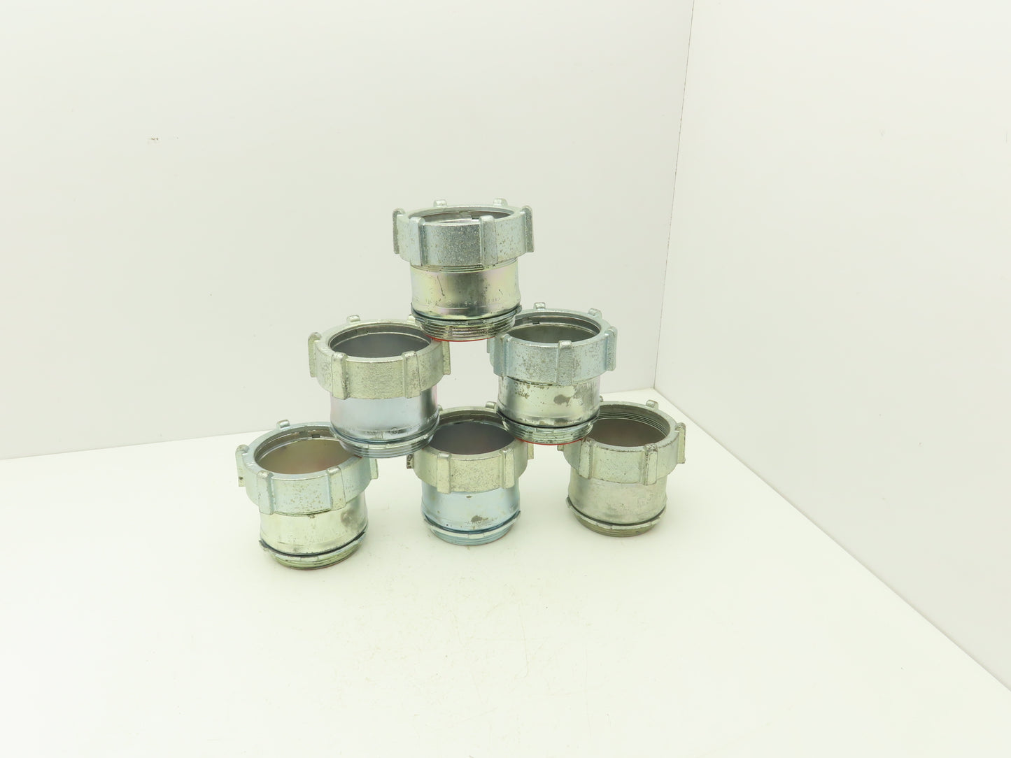 Steel City TC719A 3-1/2" EMT Conduit Compression Connector Insulated Lot of 6