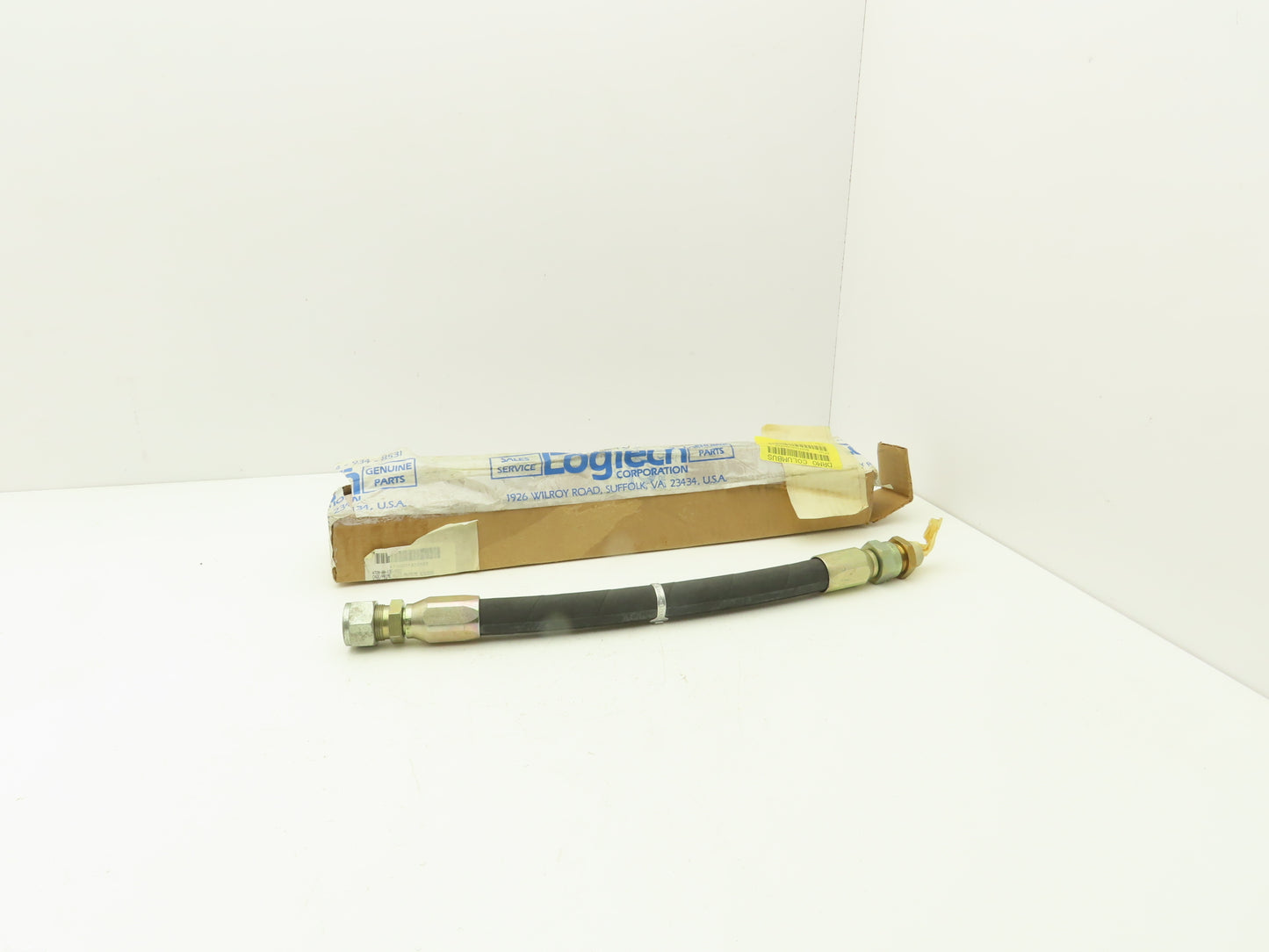 Logtech AL51336B Hydraulic Replacement Hose 18" Overall 3/4-12 BSP