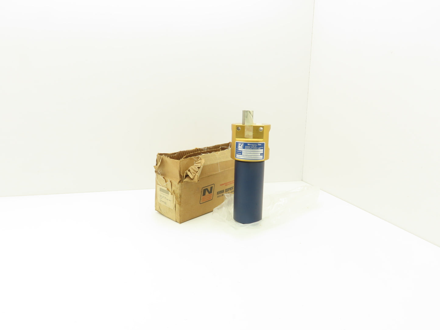 Norman 4536A-10PN-V High Pressure Hydraulic Filter 10 Micron 3/4"npt 5000psi