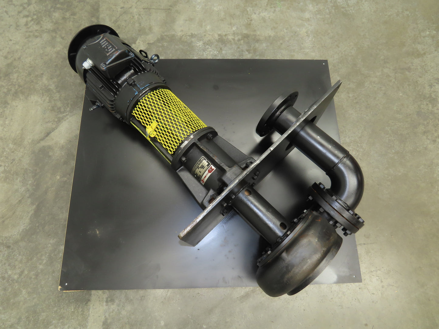 Haynes 6552-9 Vertical Centrifugal Pump 5x4" Flanged 500gpm 7.5Hp Motor 230/460V