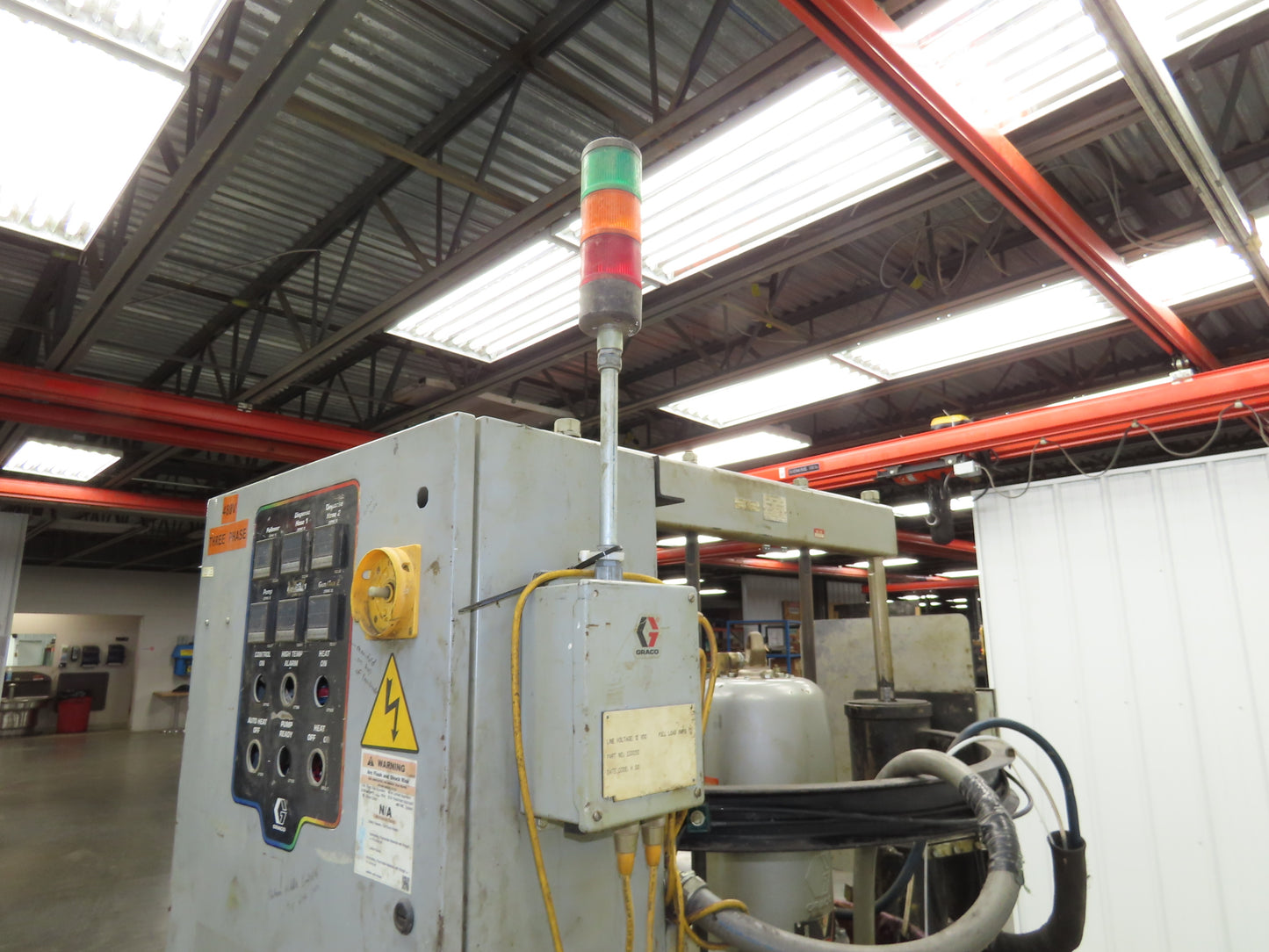 Graco 243895 Thermo-o-flow Hot Melt Drum Unloader 55 Gallon 480V