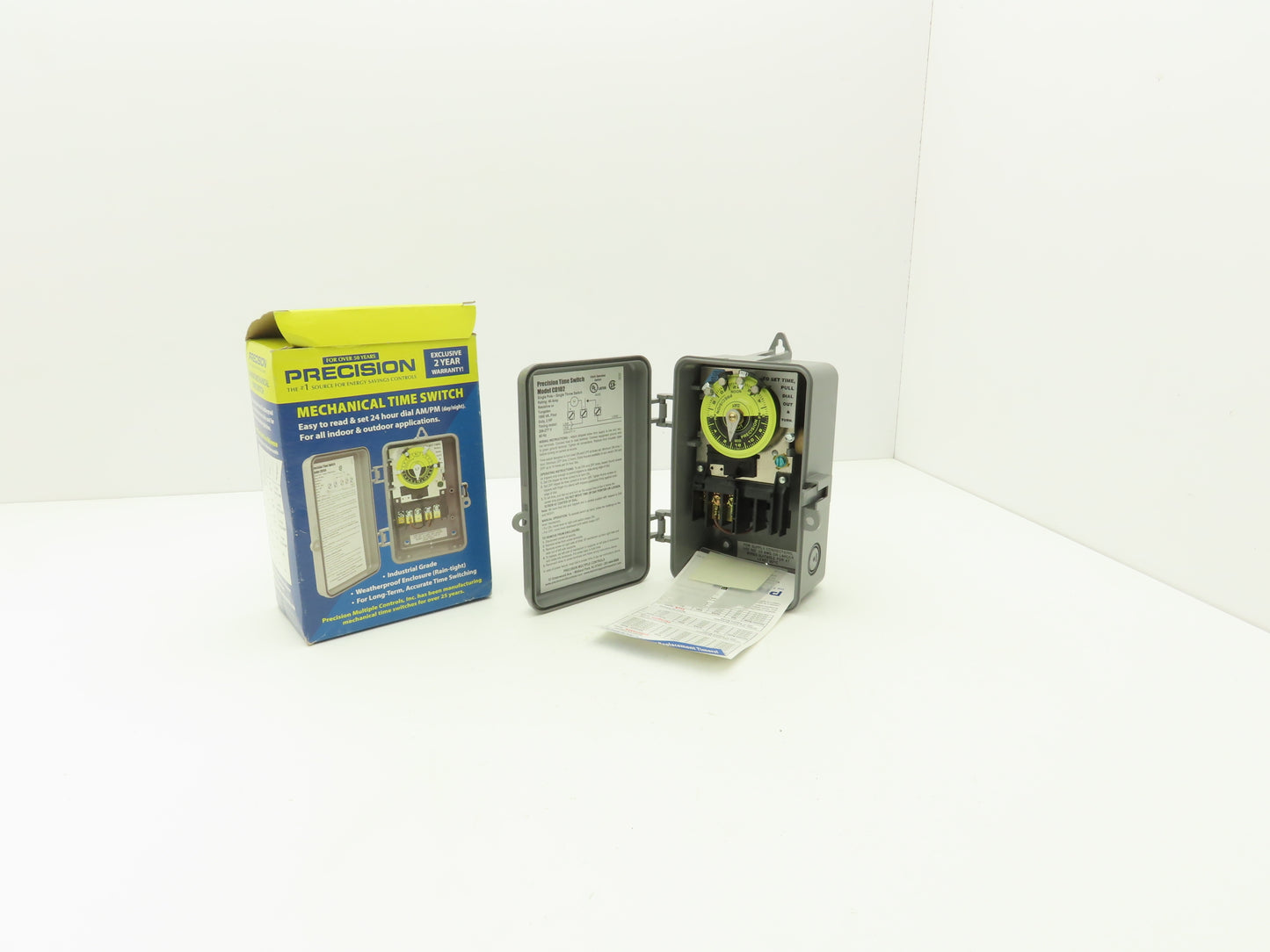 Precision CD 102 24 Hour Time Switch 40A Single Pole Single Throw 208V 60Hz 2Hp