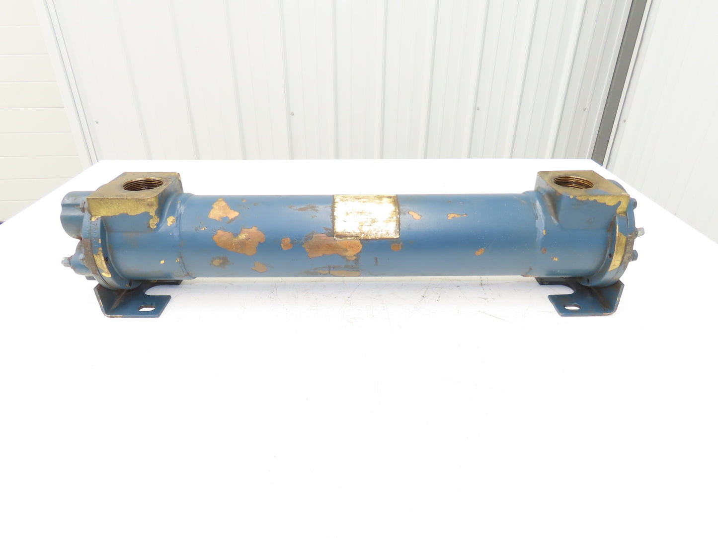 ITT Brass Shell & Tube Heat Exchanger 1.25"x 1.5"NPT 2-Pass 300psi