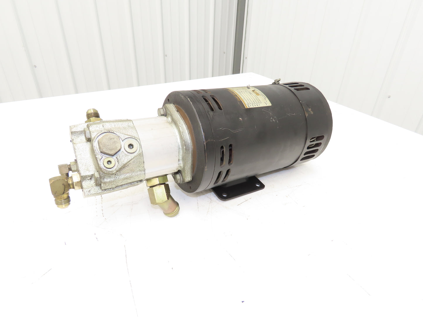 Hyster D-563203X8029 Hydraulic Pump & Motor 24VDC Removed From N30XMR2 Forklift