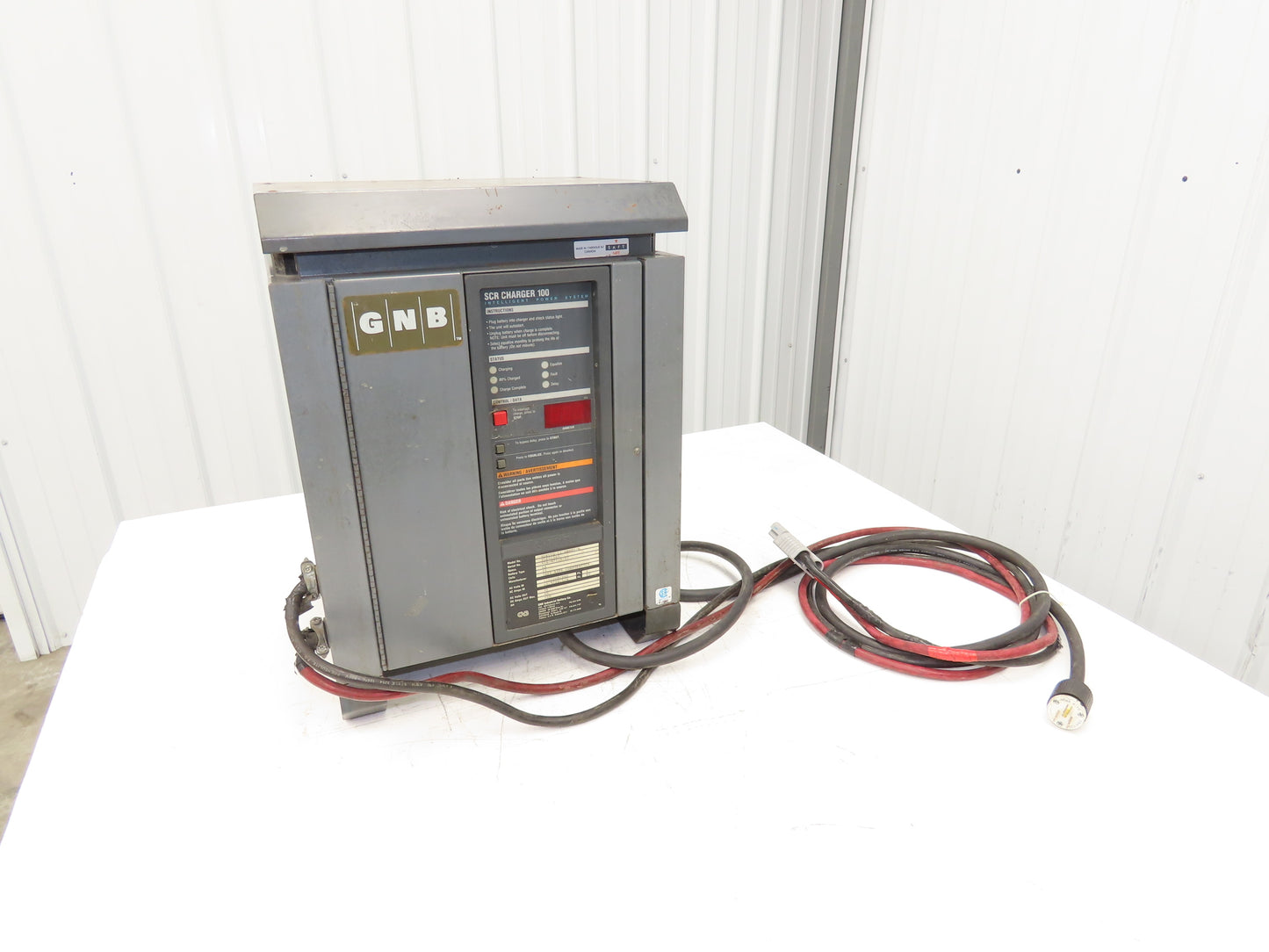GNB SCR100-12-260S1-L Forklift Battery Charger 24V 40A 260Ah 120/208/240V 1Ph
