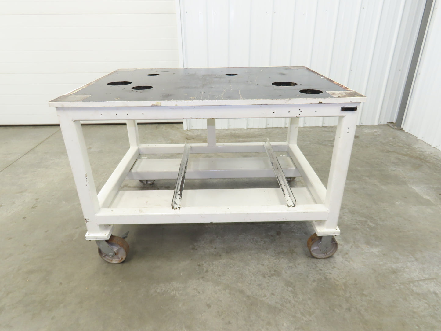 7/8" Steel Top Machine Base Welding Table Work Bench 51x38" Top 35" H