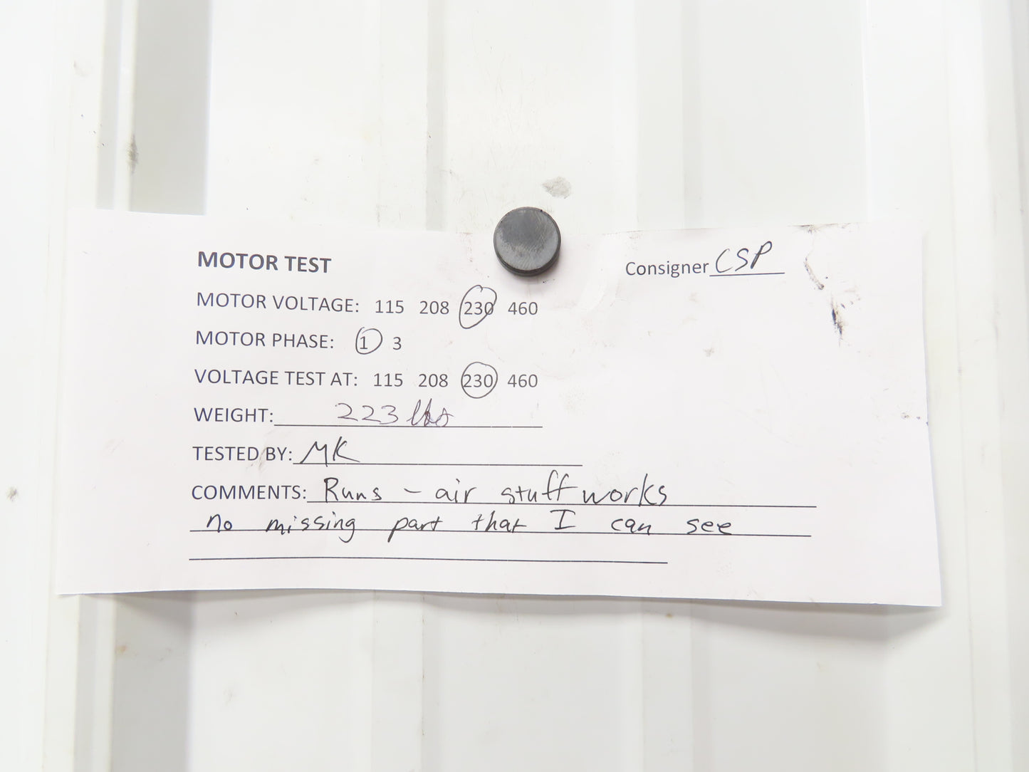 KM-1070BLX-7 Fortuna Industrial Sewing Embroidery Servo Machine 230VAC 1Ph *Read