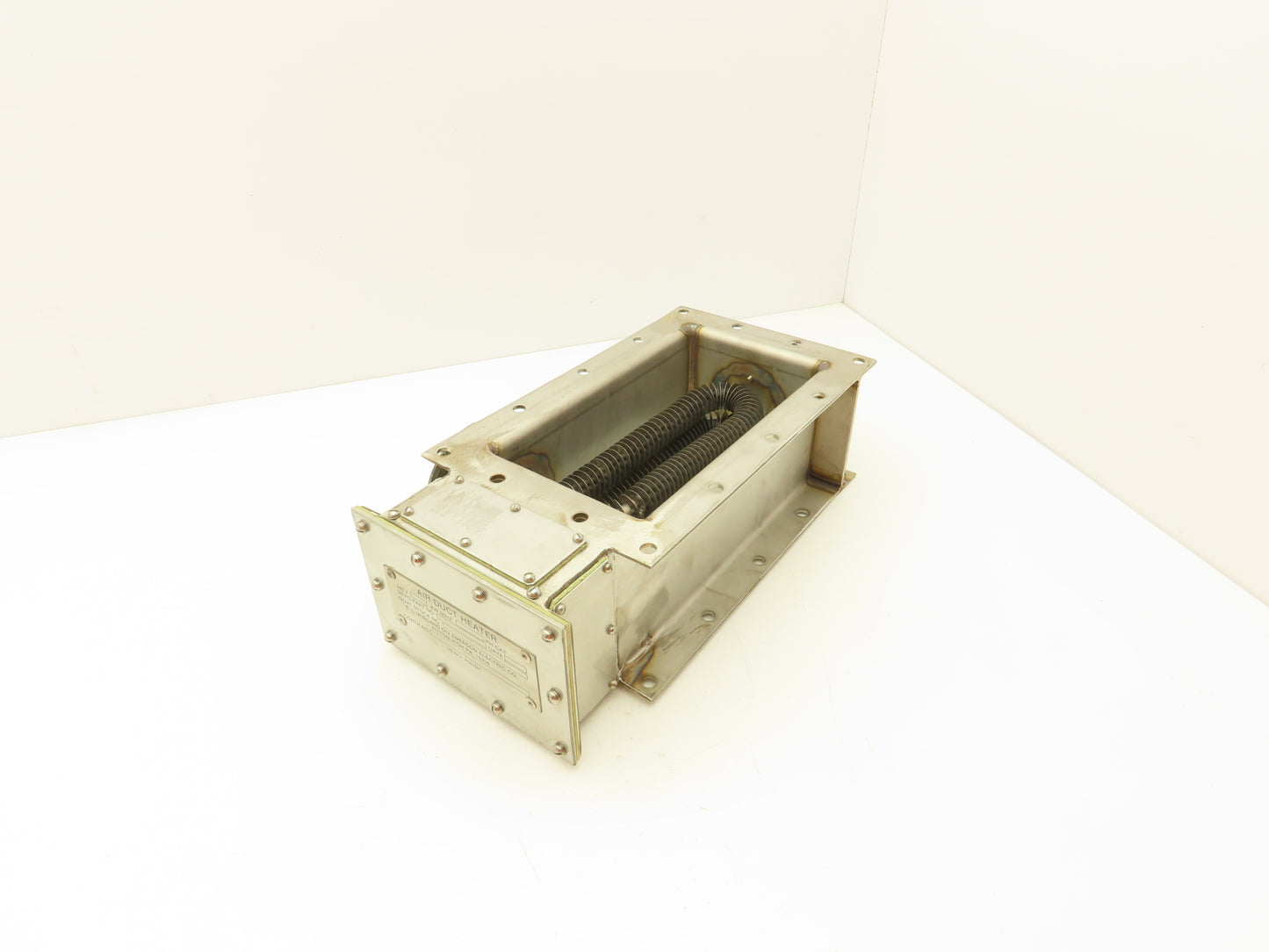 Wiegand Emerson Air Duct Heater Finned Tubes 2.28kw 460V 3PH Stainless 7.6"x15"L