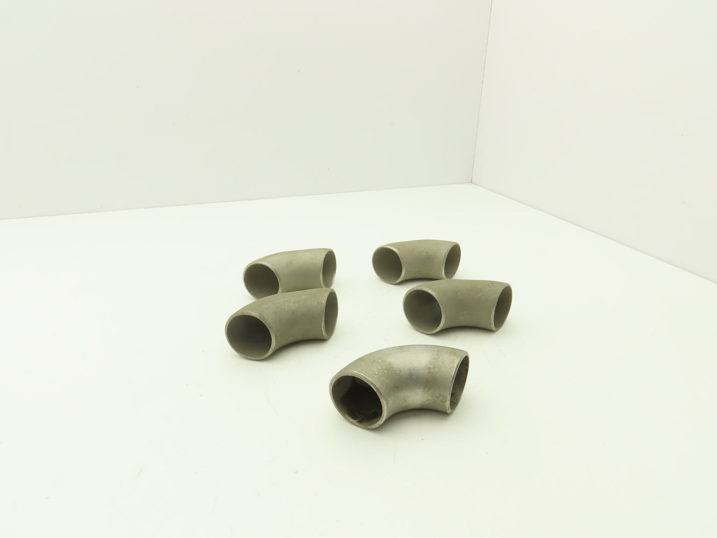 AFI 316L SCH 10 Stainless Steel 90° Elbow 1-1/2" Butt Weld Lot of 5