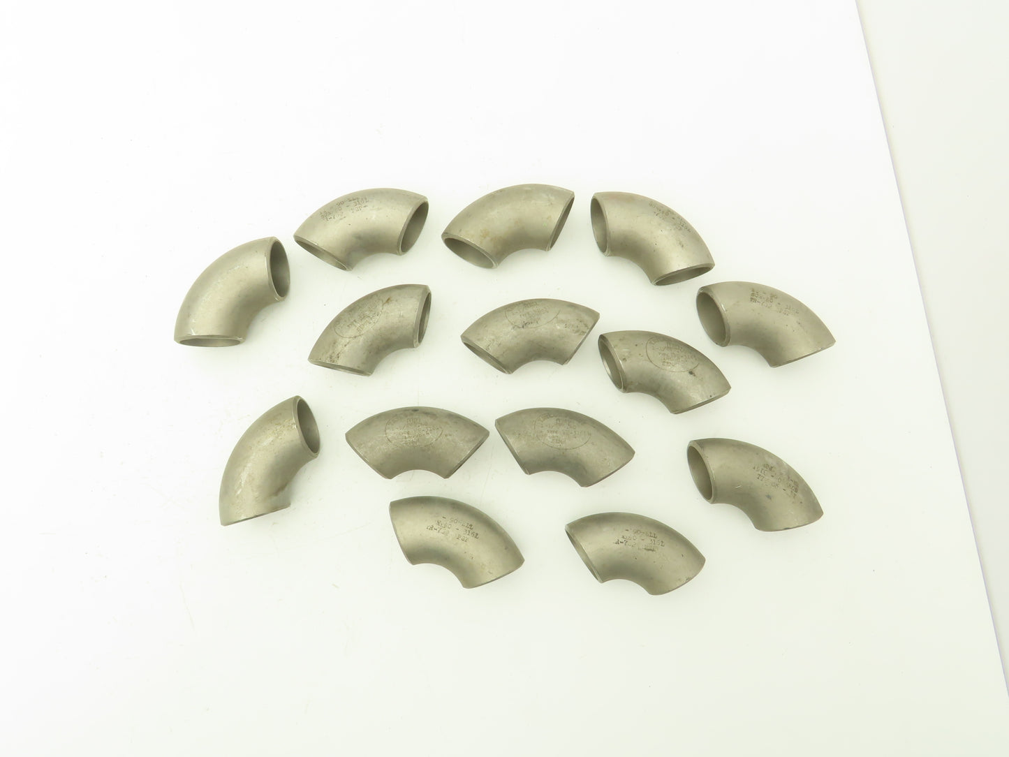 316L SCH 40 Stainless Steel 90° Elbow 1-1/4" Butt Weld Lot of 14