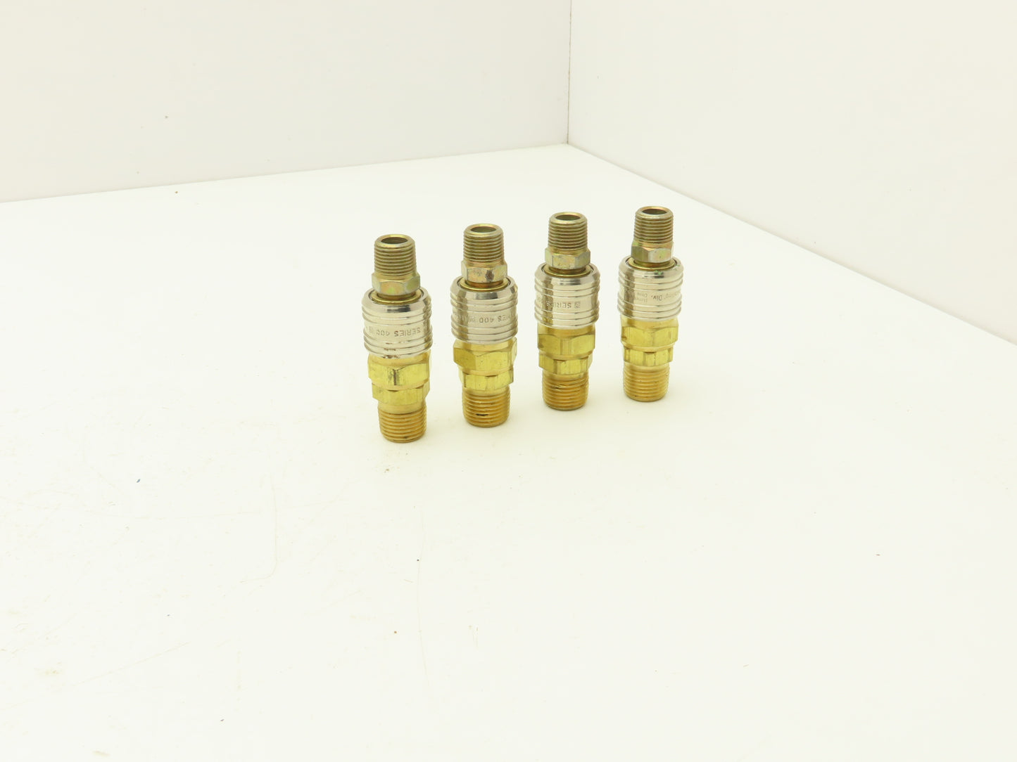 Parker Hansen 400/42 Pneumatic Female/Male Quick Coupler 3/8" Body Lot of 4