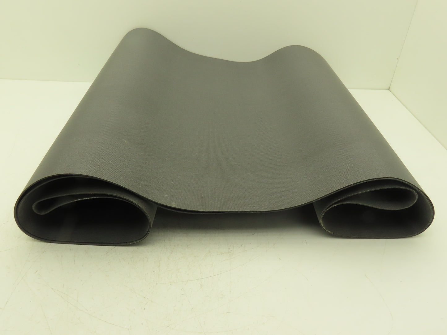 MIR 24"W x 11' Conveyor Belt Gray Endless Nylon Poly Impression Top