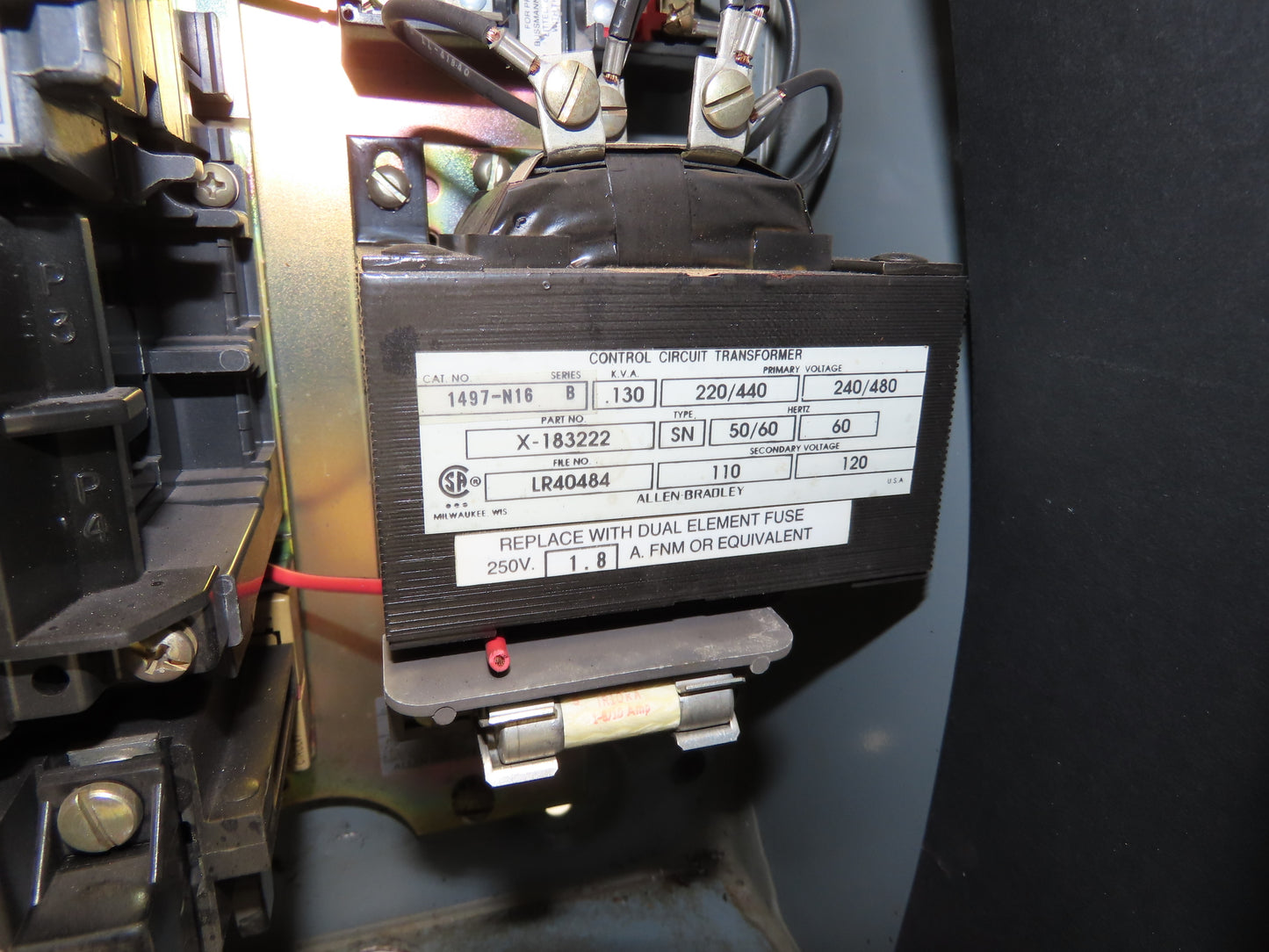 Allen-Bradley 512-BJB-6XP-24R Combination Starter Fusible 600V 3PH 10HP