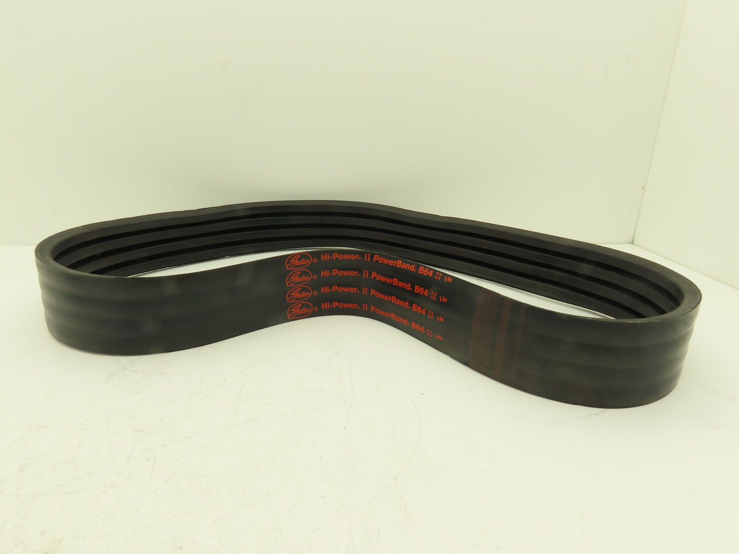 Gates 4/B64 Hi-Power II Powerband V-Belt 4-Groove 3"W x 67"L 9093-4064