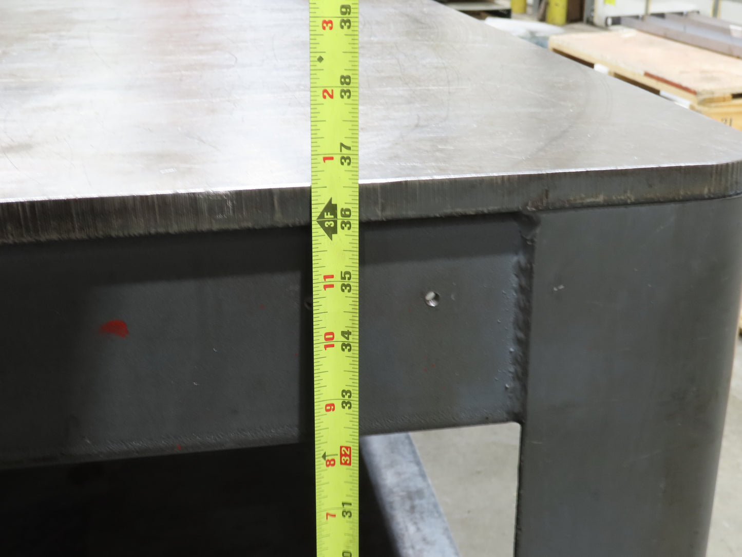 5/8" Thick Top Steel Fabrication Welding Layout Table Work Bench 96"x48"x36"
