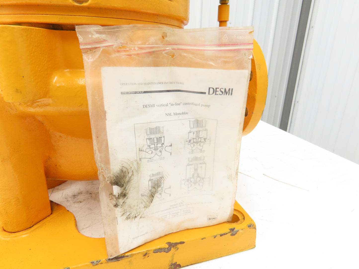 Desmi NSL80-213/002 Inline Vertical Centrifugal Pump 3" Flanged Bronze 63m³/h