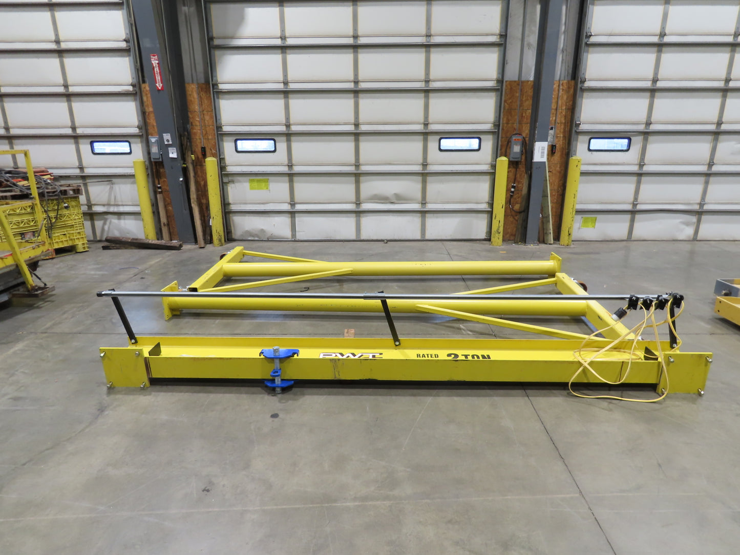 All-Lift 2 Ton 4000Lb Fixed Height Gantry Crane 12' Span 14'HUB w/Trolley