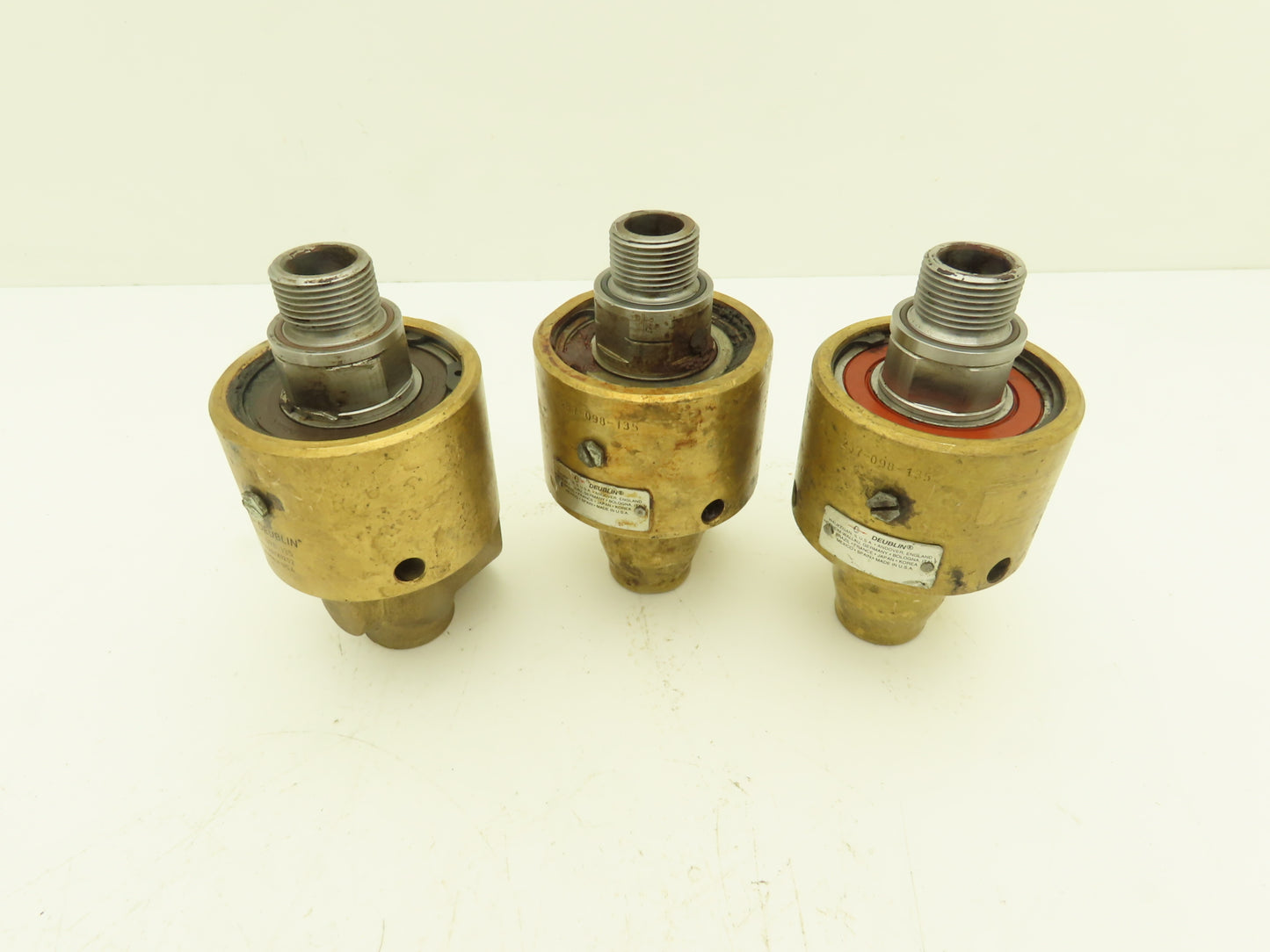 Deublin 257-098-135 Rotary Union 1"UNS RH x 1/2"NPT Lot of 3 *Bad Bearings*