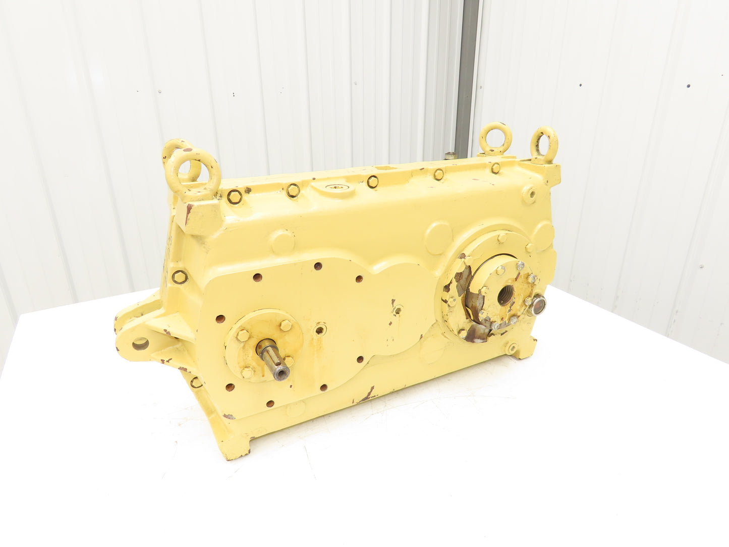 Kone Cranes HSC31802F-100 Gear Reducer 103.23:1 Gearbox Parallel Hollow Shaft