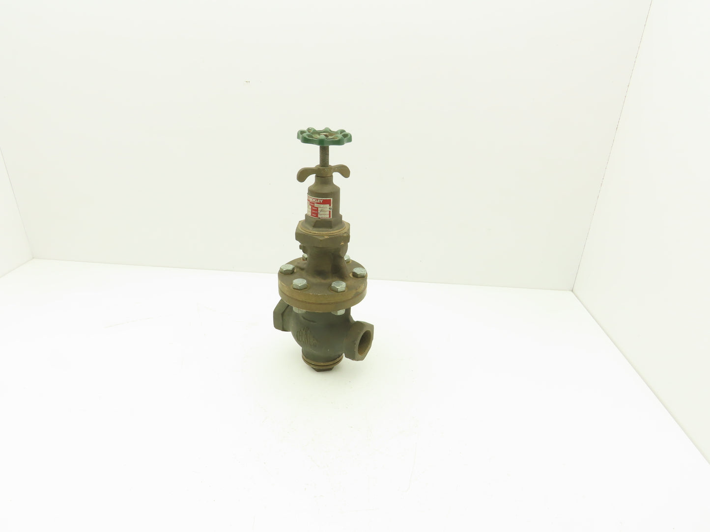 Keckley Valve AA Steam Pressure Regulating Control Valve 1-1/4"NPT Bronze
