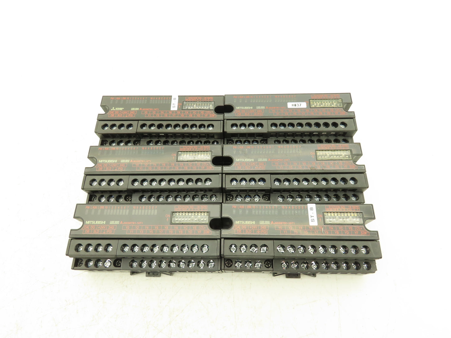 Mitsubishi AJ65SBTB1-16T1 Remote Digital Output 16 Point 24VDC MELSEC-A Lot of 6