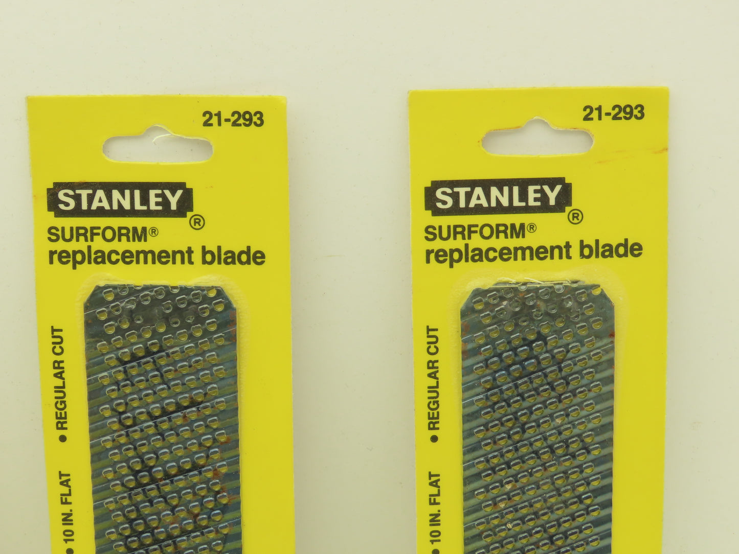 Stanley 21-293 Surform Standard Cut 10" Replacement Flat Blade Lot of 12