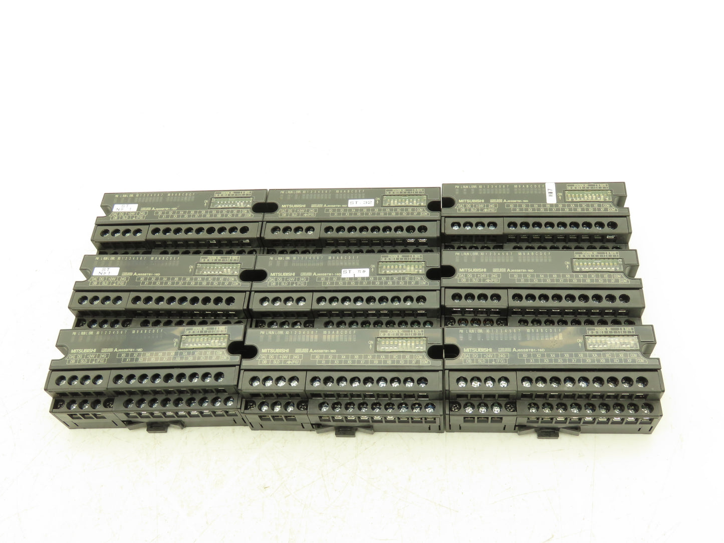 Mitsubishi AJ65SBTB1-16D Remote Digital Input 16 Point 24VDC MELSEC-A Lot of 9