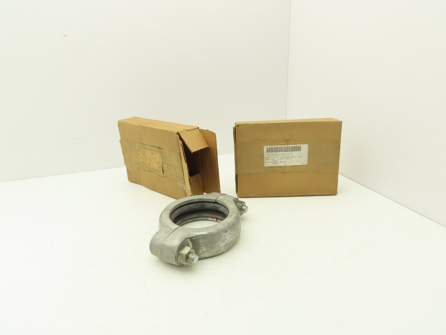 Victaulic Gustin Bacon GBMA 40 Aluminum 4" Grooved Pipe Coupling Lot of 2