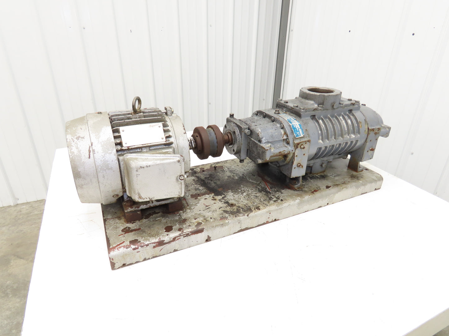 Tuthill 3210-92L2-4755 3" Positive Displacement Vacuum Blower Pump 3Hp 230/460V