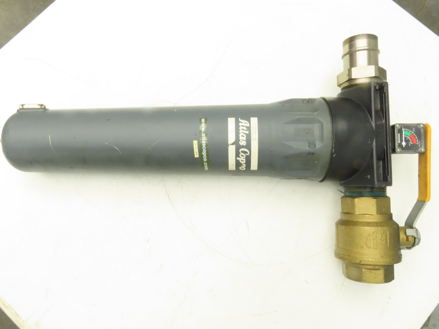 Atlas Copco DD550+ Compressed Air Filter 232psi with 3" Ball Valve 2901-2003-10