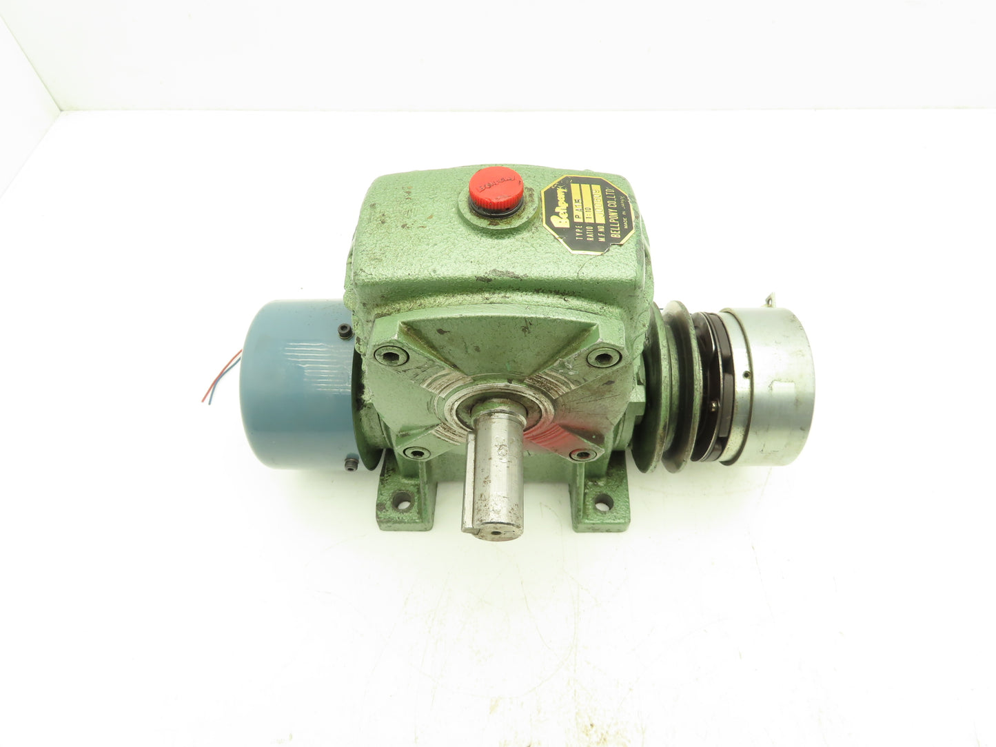 Benpony PA15 Gearbox 10:1 Ratio 175rpm Shinko BO-9 Clutch Brake Belt Driven