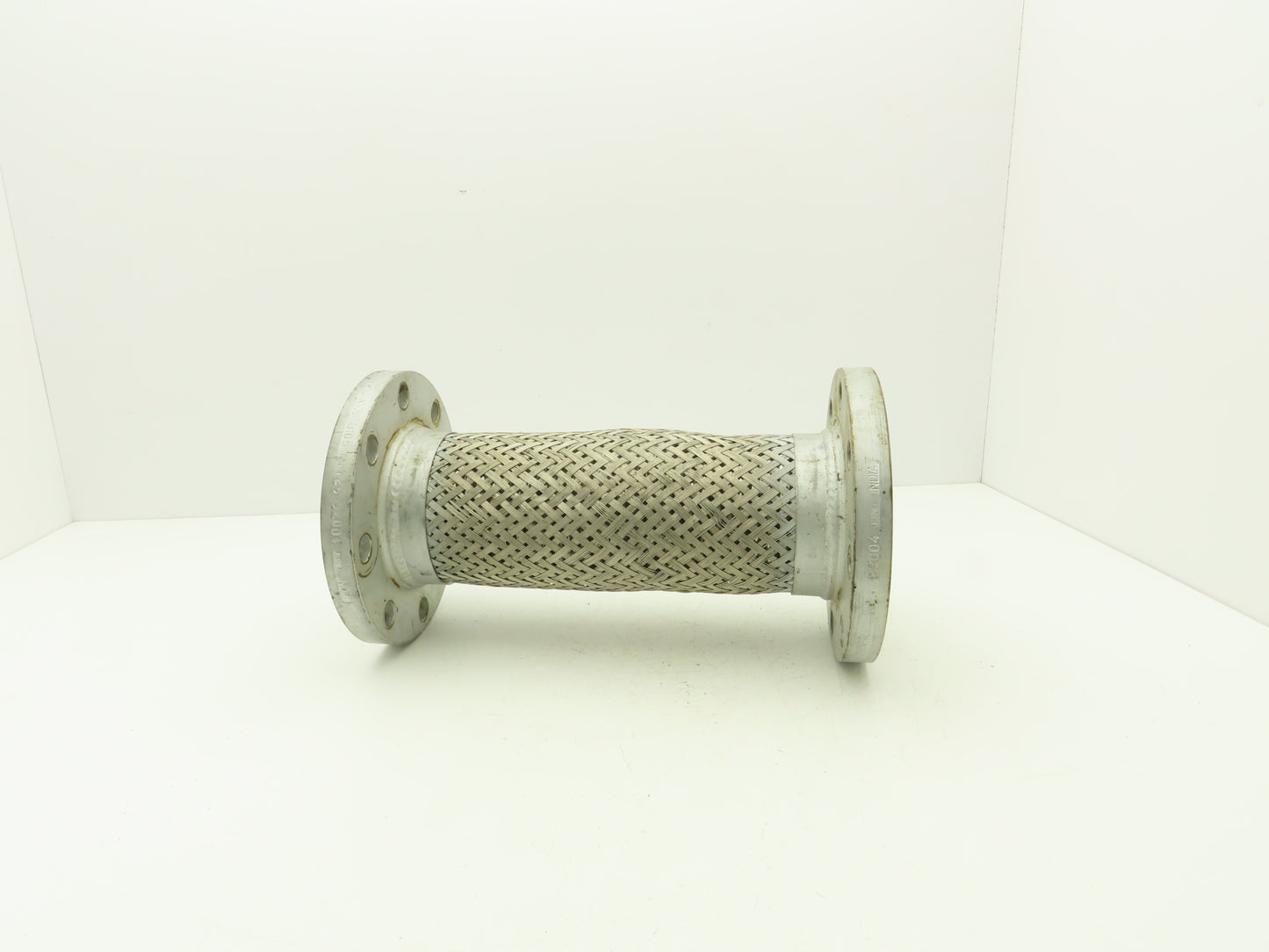 4"x 16" Steel Flanged Stainless Braided Flex Hose Pipe Expansion Joint 8-Bolt