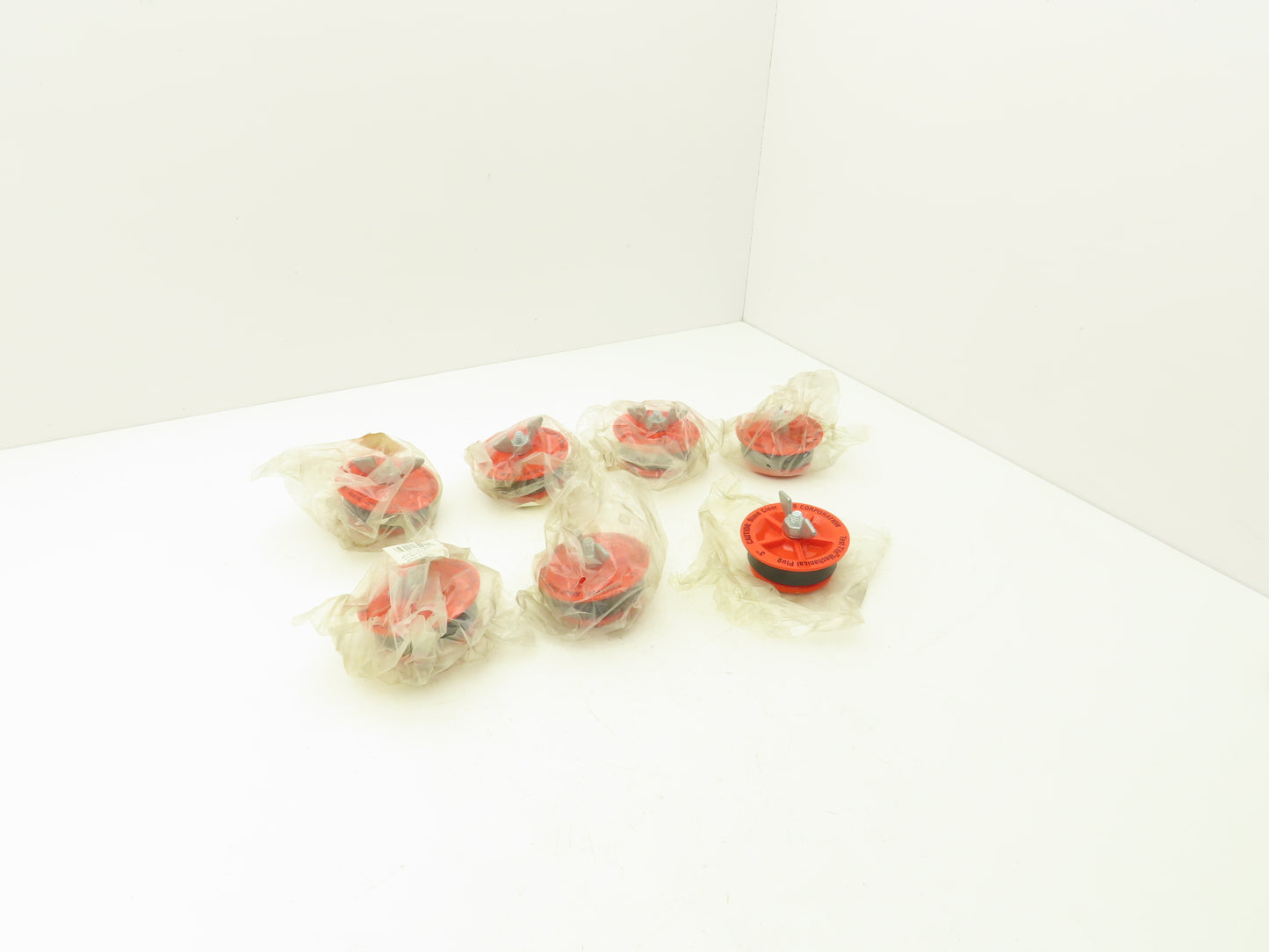 Test Tite 012181835937 Mechanical 3" Test Plug Expansion Wing Nut Lot of 7