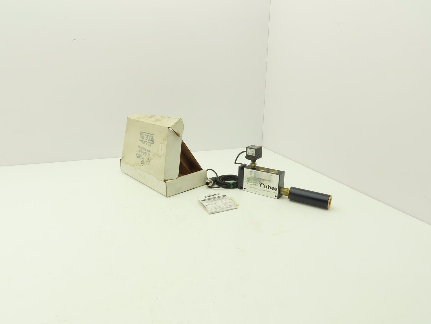 Vac 3 Cubes 120 Multi Venture Vacuum Ejector W Digital Pressure Sensor