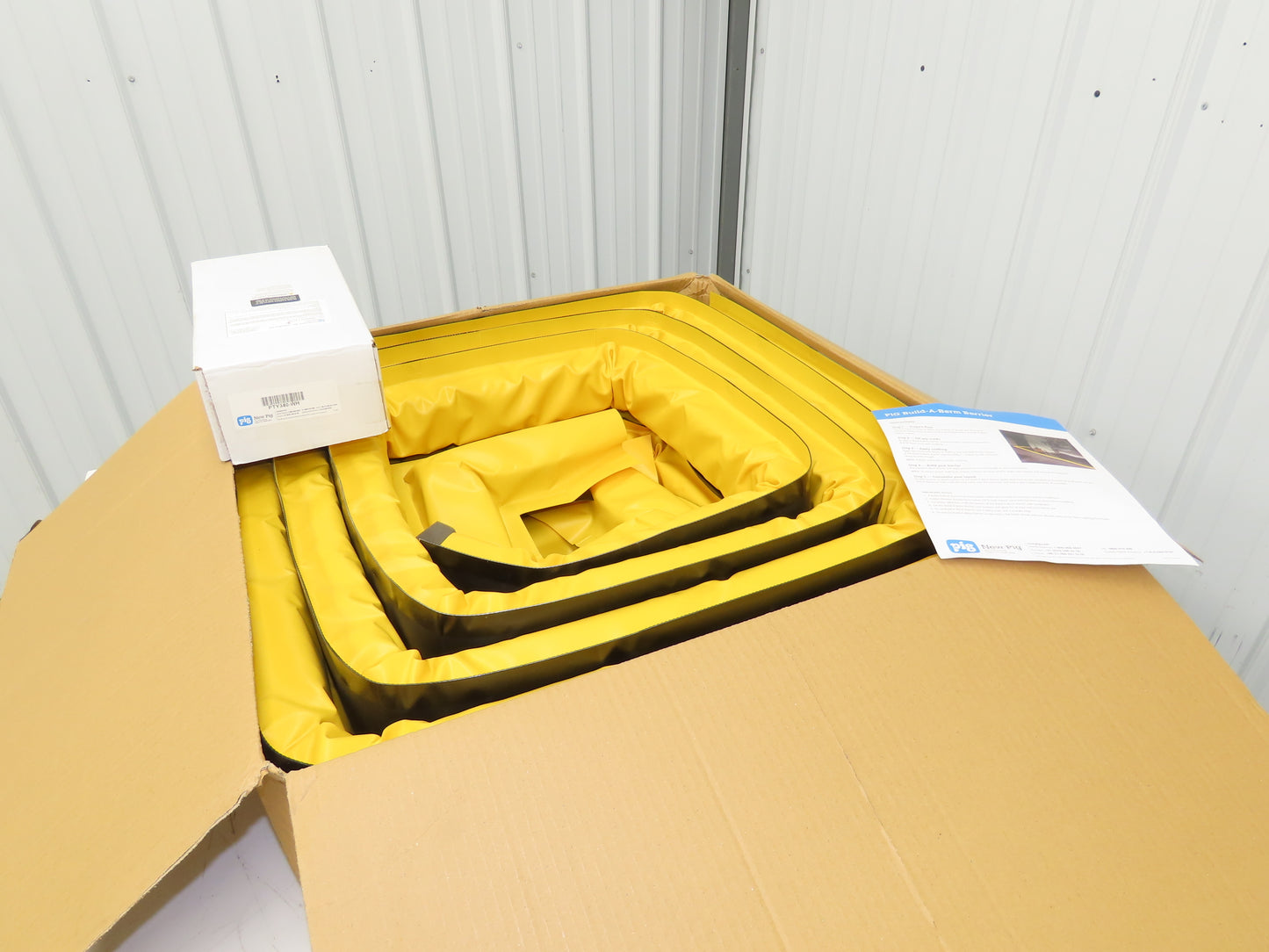 New Pig Build-A-Berm Barrier Kit 5.5"x 50'x 2" Long Term Custom Containment