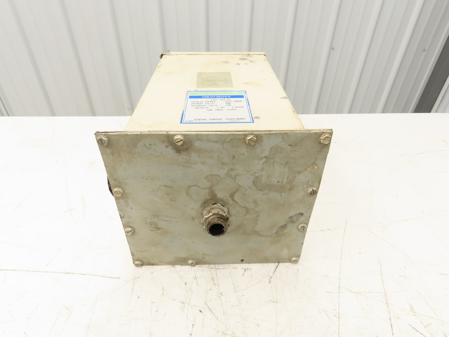 Hevi-Duty HZ12-2000R HSZ-12 Transformer 2kva 1PH 480HV 240LV Type 3R
