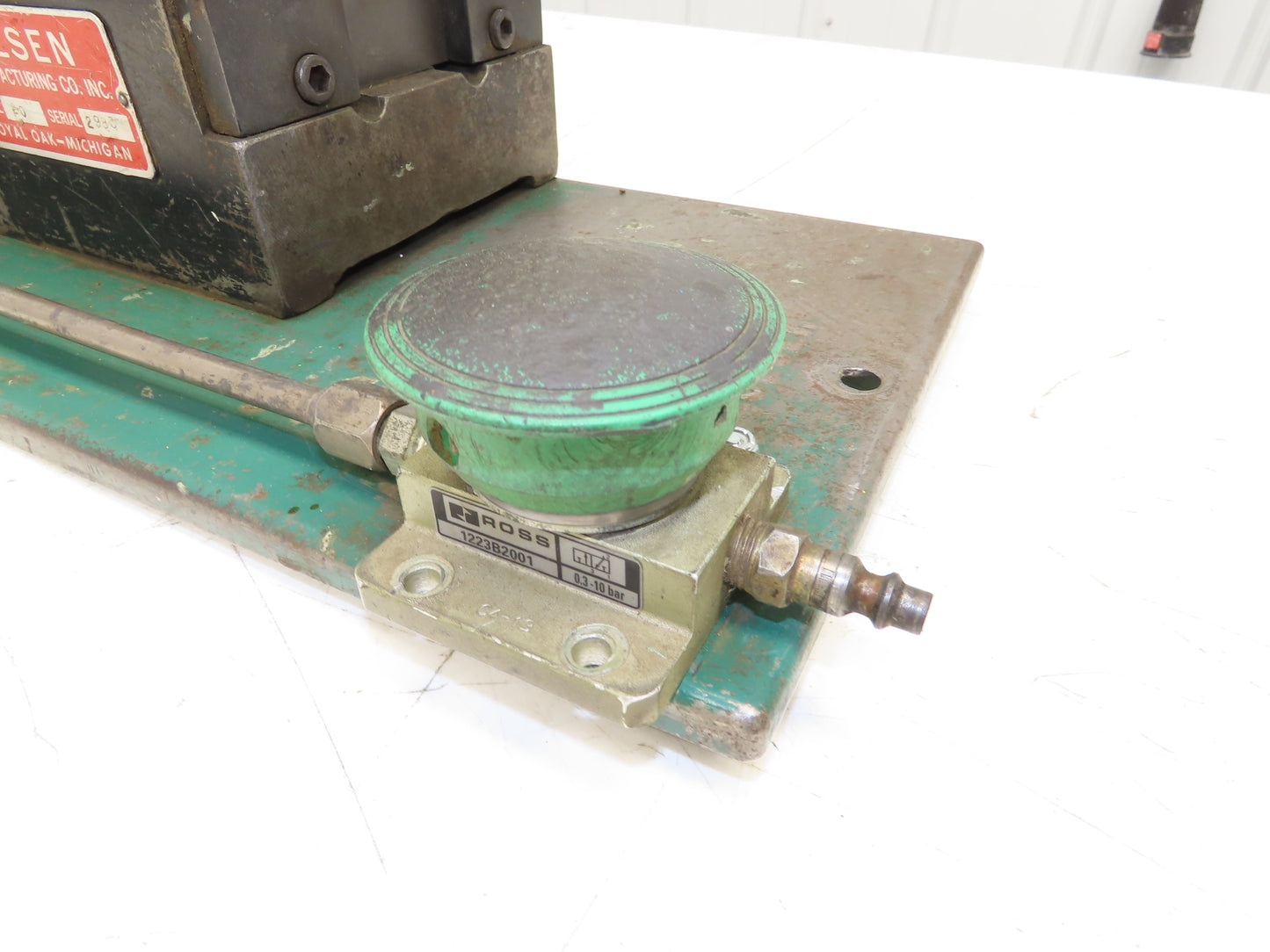 Olsen Model 20 Powerflare Pneumatic Double Flare Swaging Machine 80 PSI Min