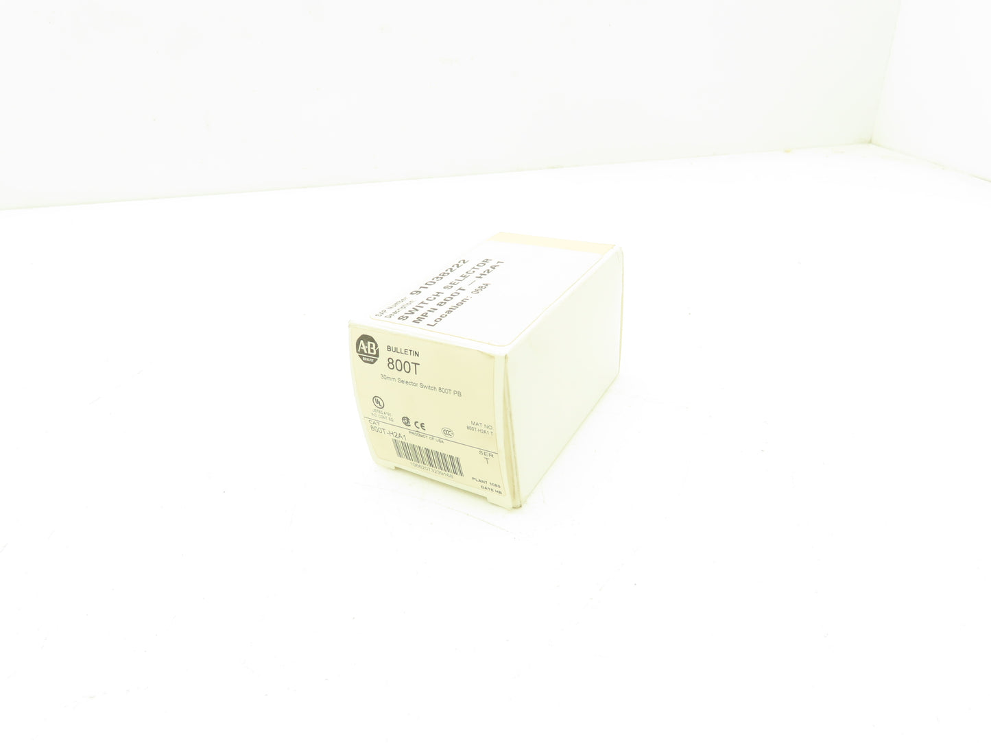 Allen Bradley 800T-H2A1 Selector Switch 2 Position Maintained 30mm