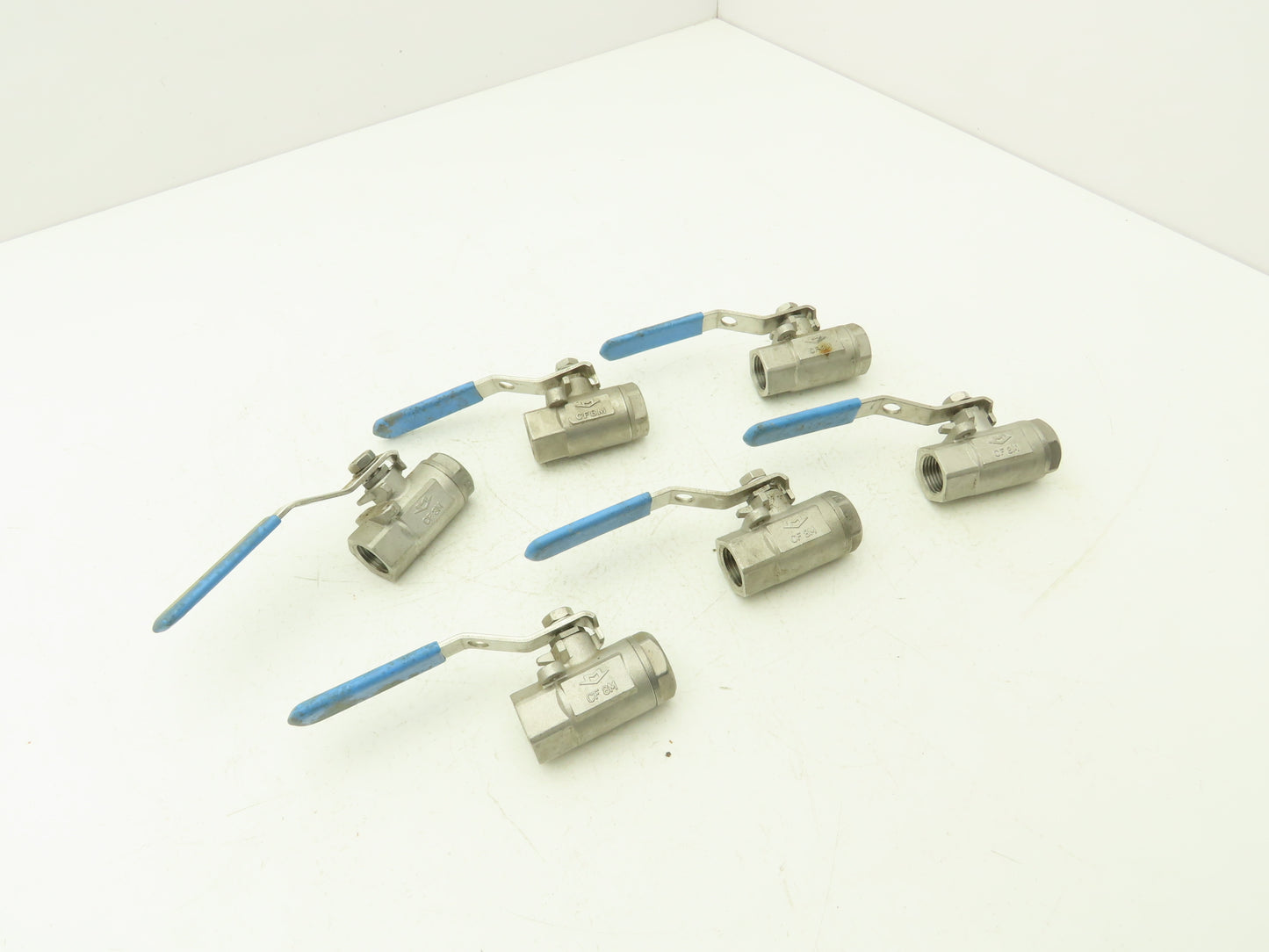 Milwaukee Valve CF8M Ball Valve Stainless Steel 1/2"NPT Female Lot of 6
