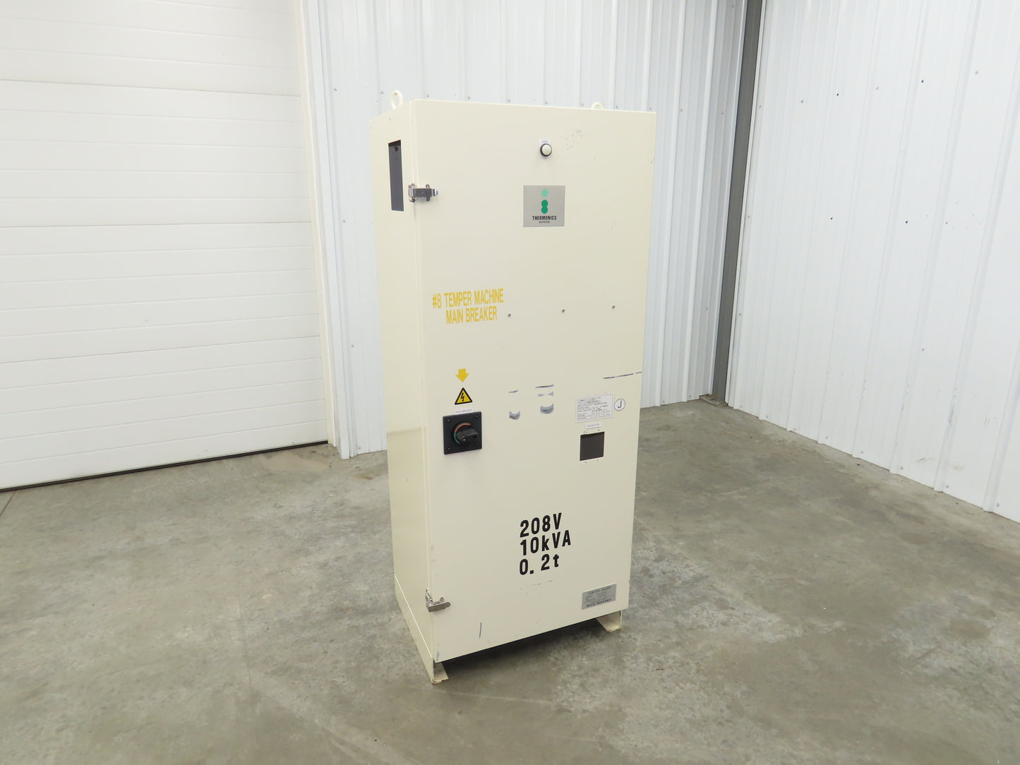 Freestanding Electrical Enclosure 1500x650x500mm Backplate 50 Amp Disconnect