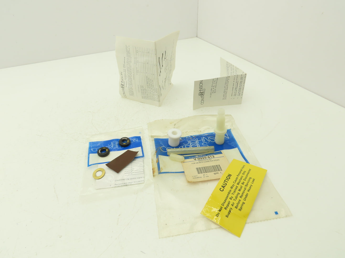 Johnson Controls V-9999-613 Packing Kit 3/8" Stem 2 Rings One Follower