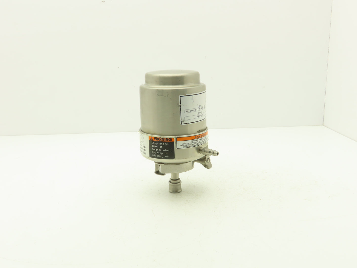 Alpha Laval 361-21M-20-1 1/2-SFY-316L Pneumatic Valve Actuator Stainless Steel