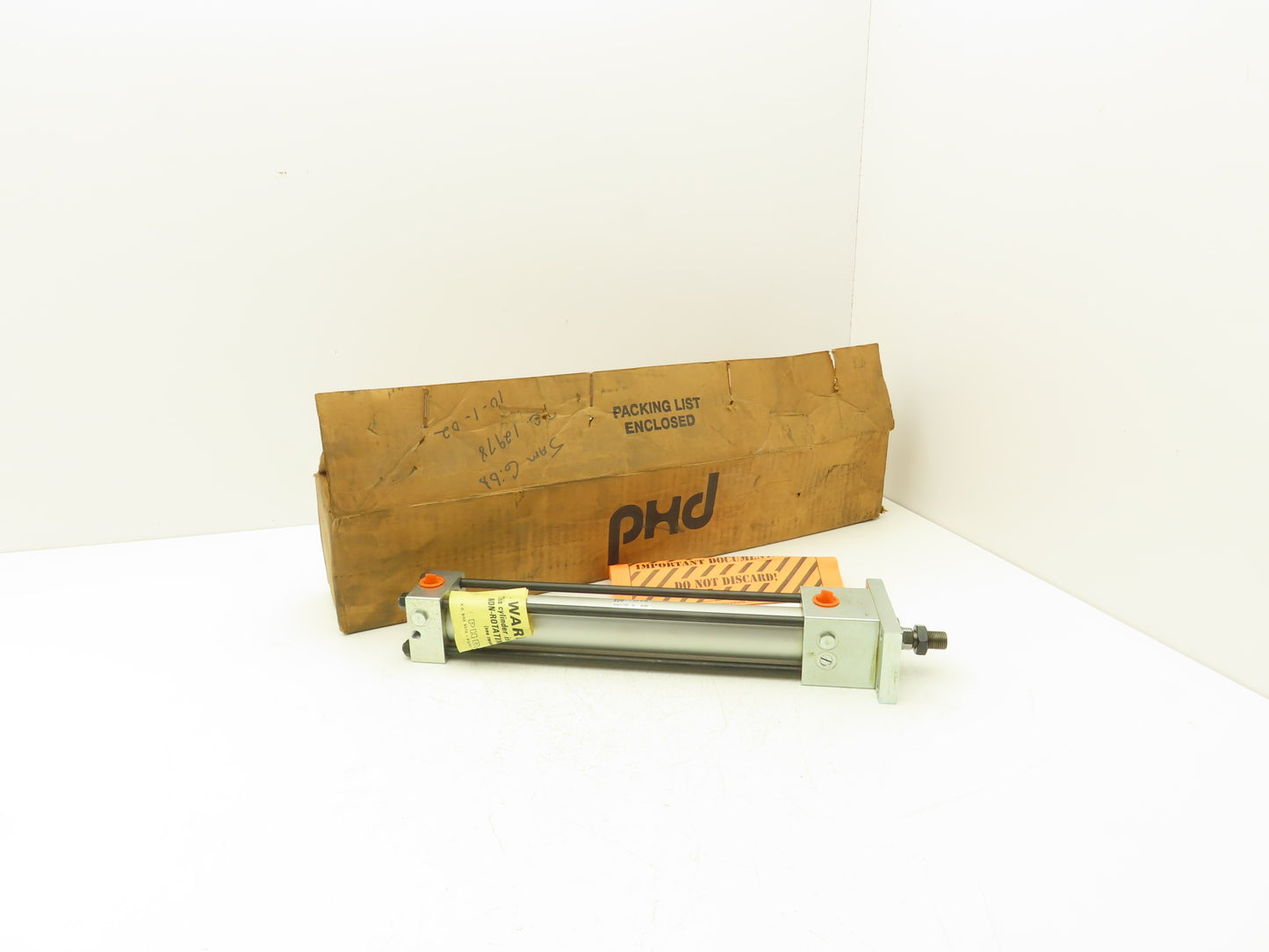 PHD Pneumatic Air Cylinder 1-3/8" Bore 10" Stroke Non-Rotating Rod